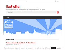 Tablet Screenshot of newcycling.org